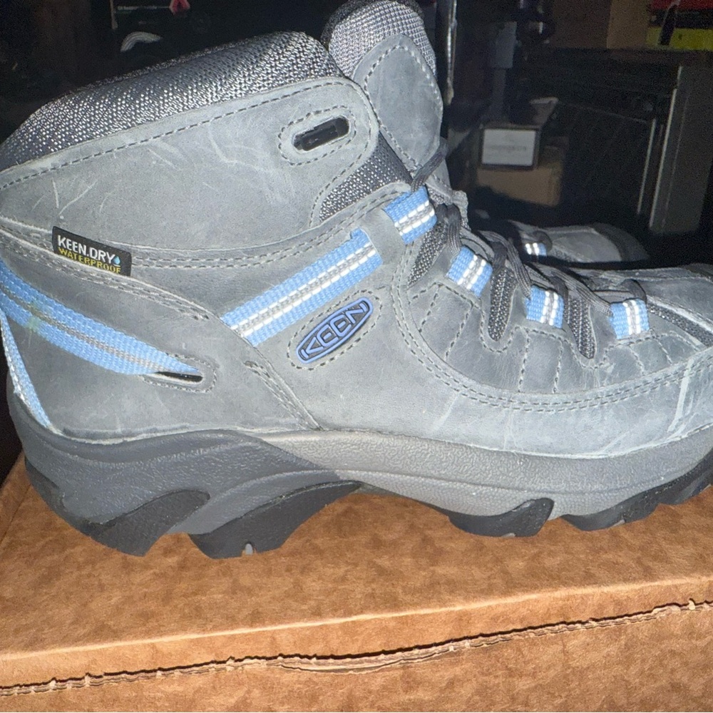 Women's Targhee Ii Mid Wp - Steel Grey/hydrangea - 7.5